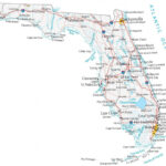 Map Of Florida   Cities And Roads   Gis Geography With Delray Beach On Map Of Florida