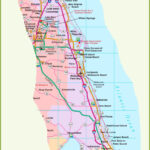 Map Of Florida East Coast   Ontheworldmap With Regard To Beaches On East Coast Of Florida Map