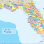 Map Of Florida   Florida Map With Cities, Counties And Roads Within Map Of Florida East Coast Towns