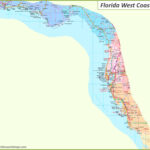 Map Of Florida West Coast   Florida Gulf Coast Map   Ontheworldmap Regarding Map Of Florida Cities West Coast