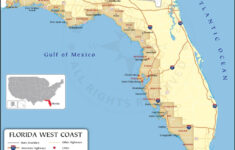 Map Of Florida West Coast, Florida West Coast Map intended for Map of West Coast Florida Counties