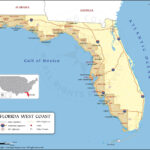 Map Of Florida West Coast, Florida West Coast Map Within West Coast Of Florida Map With Cities