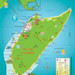 Map Of Isla Cozumel   Cozumel Visitors Guide With Regard To Map Of Cozumel Mexico Beaches