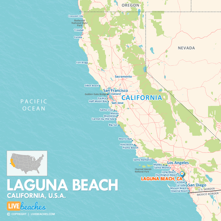 Laguna Beach on the Map