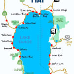 Map Of Lake Tahoe – Piscoandbier With Map Of Lake Tahoe Beaches