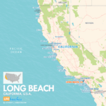 Map Of Long Beach, California   Live Beaches Throughout Long Beach California On Map