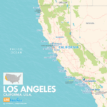 Map Of Los Angeles, California   Live Beaches In Los Angeles Area Beaches Map