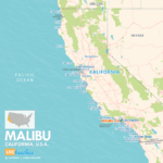 Map Of Malibu, California   Live Beaches Regarding Map Of Malibu Beach California