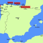 Map Of Northern Spain Coast   Northern Spain Resorts Map (Southern Intended For Map Of Beaches In Spain