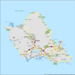 Map Of Oahu Island, Hawaii   Gis Geography Inside Map Of Ewa Beach Hawaii