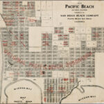 Map Of Pacific Beach San Diego, California Publishedthe San With Map Of Pacific Beach San Diego