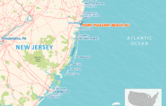 Map Of Point Pleasant Beach, New Jersey - Live Beaches within Map Of Point Pleasant Beach Nj