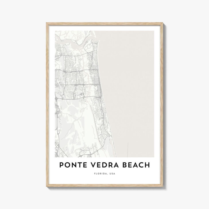 Map of Florida Ponte Vedra Beach