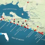 Map Of Scenic 30A And South Walton, Florida – 30A In Map Of Florida Beaches Panhandle