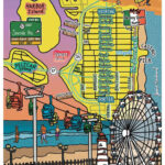Map Of Seaside Heights, New Jersey,Sic, Beach Town, Nj Beaches Intended For Map Of Ortley Beach Nj