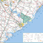 Map Of South Carolina Coast With Beaches   Ontheworldmap Within Beaches Of South Carolina Map