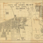 Map Of The City Of Vero Beach Indian River County Florida   Barry Pertaining To City Of Vero Beach Map
