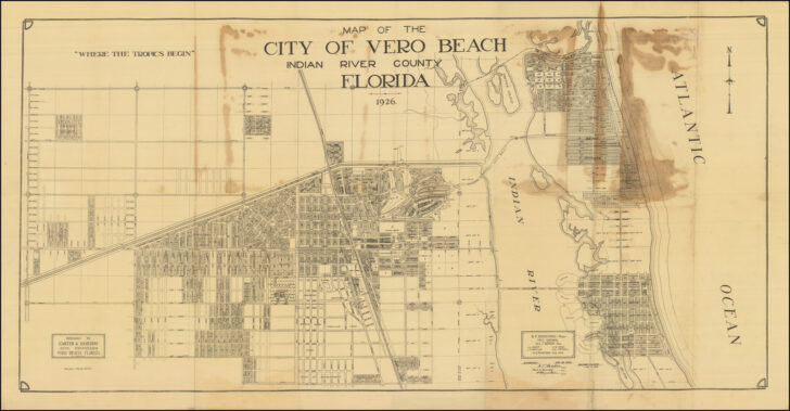 Street Map of Vero Beach Florida