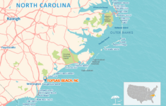 Map Of Topsail Beach, North Carolina - Live Beaches inside Map of Topsail Beach Nc