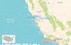 Map Of Venice Beach, California - Live Beaches within Map Of Venice Beach California