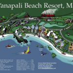 Map Roll Fold   Ka'Anapali Beach Resort Association Inside Map Of Hotels On Kaanapali Beach Maui