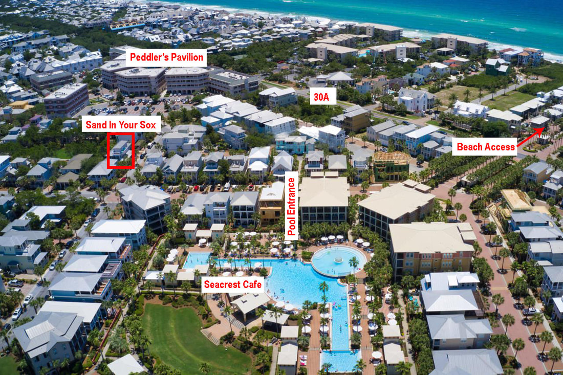 Map - Sand In Your Sox in Map of Seacrest Beach Florida