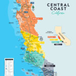 Maps   California Central Coast With Regard To Map Of California Coastline Beaches