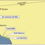 Maps   Las Gaviotas Rentals And Rosarito Beach Rentals Pertaining To Map Of Rosarito Beach Mexico