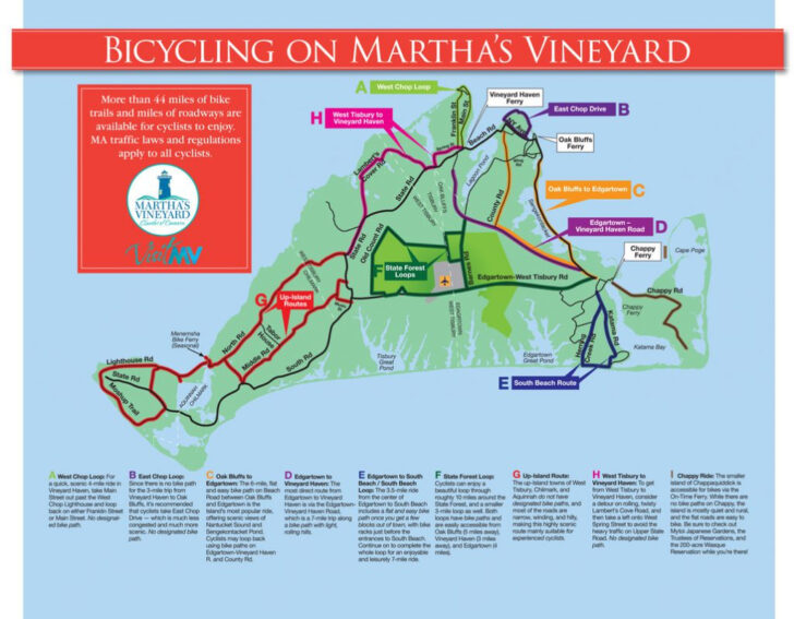 Martha Vineyard Beaches Map Martha Vineyard Beaches Map