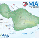 Maui Top 25+ Beaches To Visit + Map & Directions | Maui Beach Guide Within Black Sand Beach Maui Map