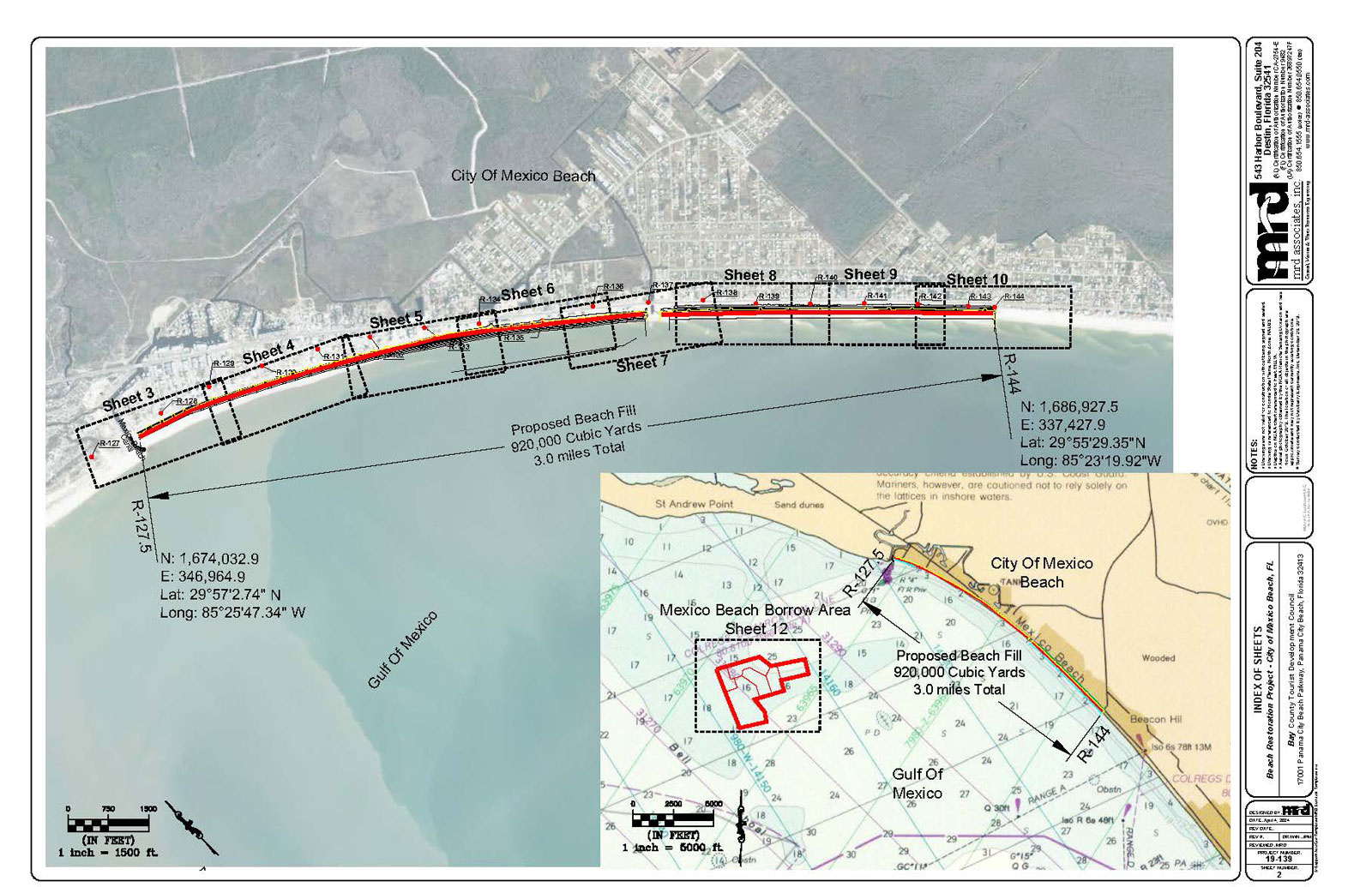 Mexico Beach Restoration Project | Mexico Beach within Map of Mexico Beach Florida