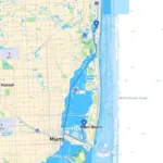 Miami Beach To Hallandale Beachboat   Savvy Navvy Smart Routing Regarding Map Of Hallandale Beach Florida