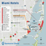 Miami Hotel Map   Best Areas, Neighborhoods, & Places To Stay Throughout Hotels South Beach Miami Map