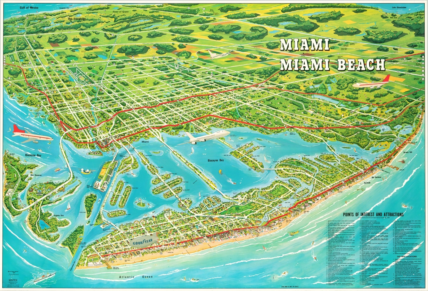 Miami Miami Beach pertaining to Map of Florida Miami Beach
