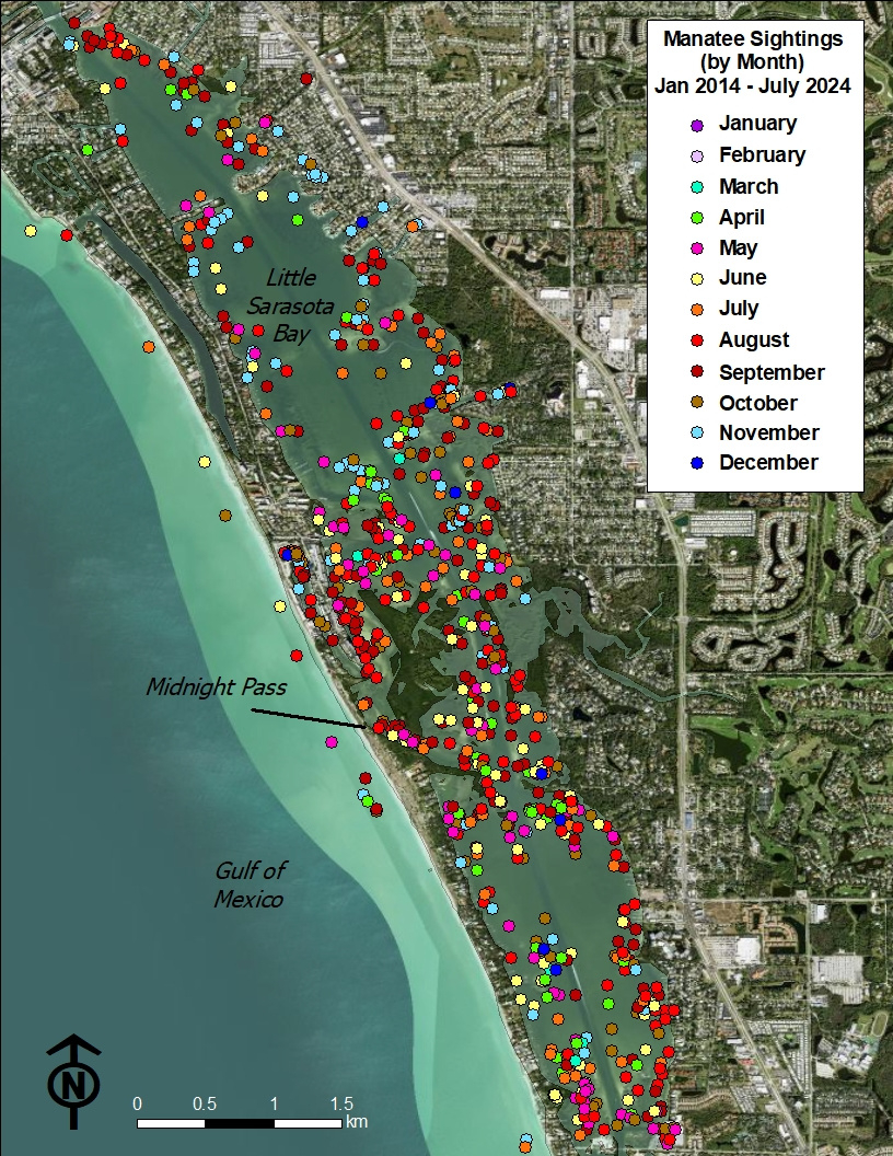 Midnight Pass: What Does The Science Say? intended for Sarasota Beach Water Quality Today Map