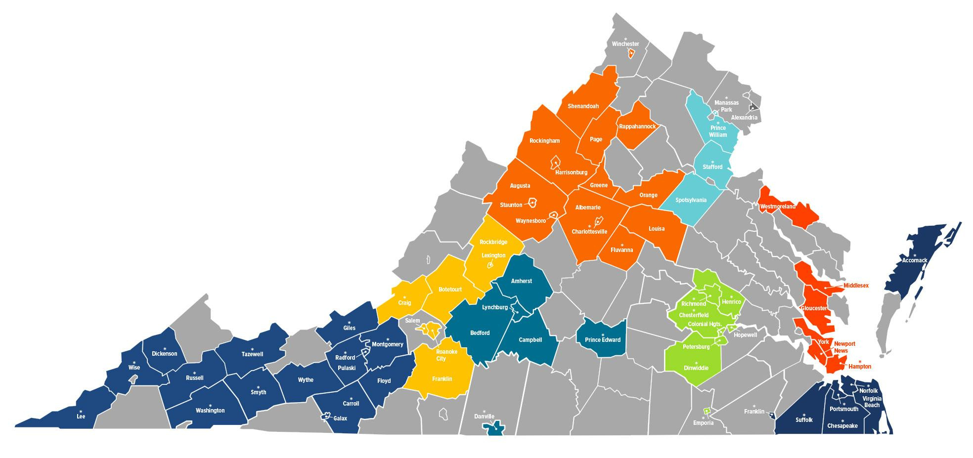 Mixed Delivery Map Test - Virginia Early Childhood Foundation within Virginia Beach School District Map