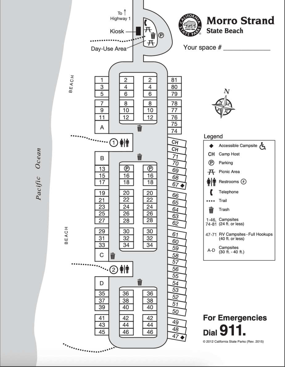 Morro Bay Camping Guide: Top Campgrounds And Local Tips (2025) in Morro Strand State Beach Campground Map