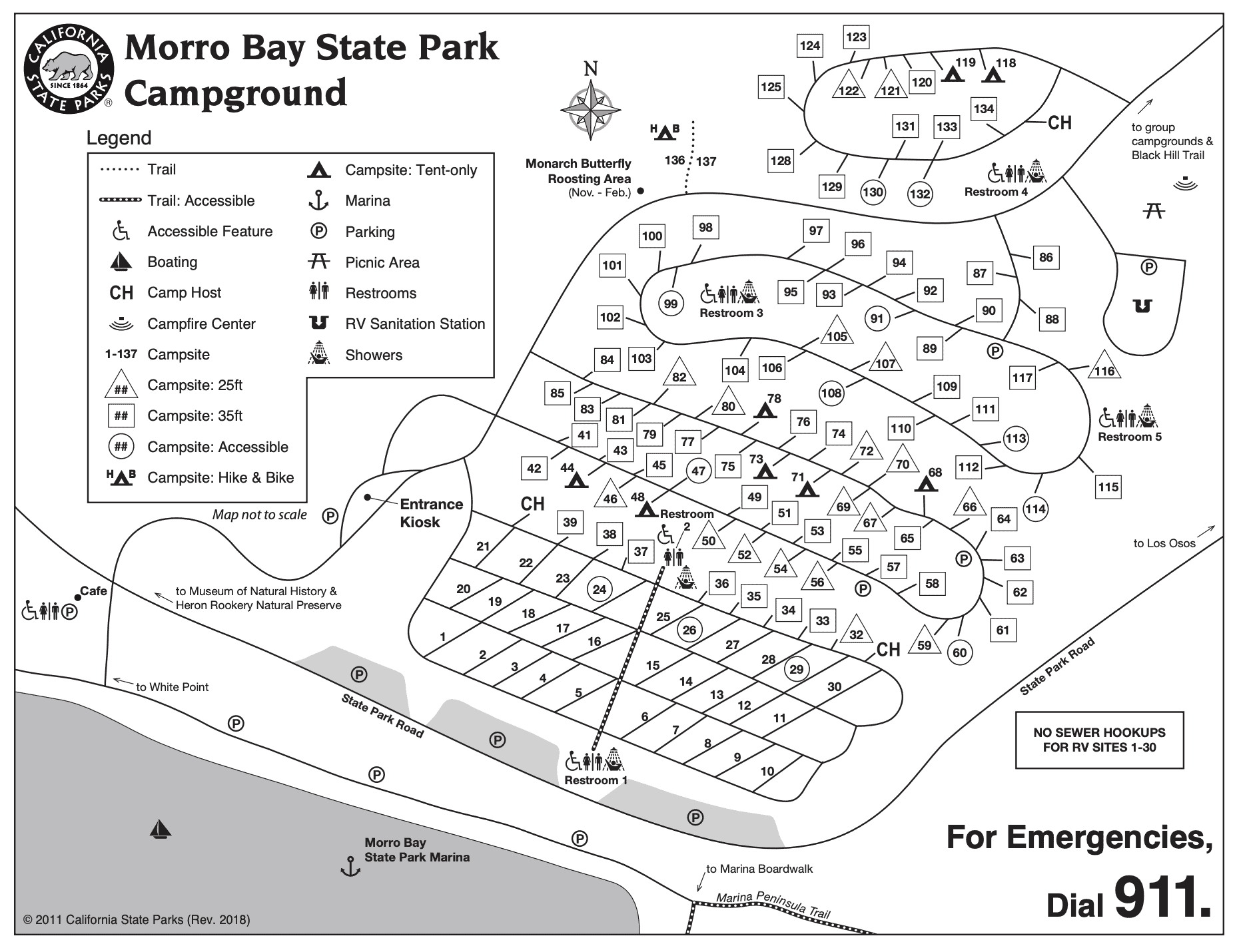 Morro Bay State Park Ultimate Guide (By A Local) 2025 pertaining to Morro Strand State Beach Campground Map