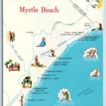 Myrtle Beach, Grand Strand Map Oyster Shell Ornament   Etsy Israel In Grand Strand Map Myrtle Beach Sc