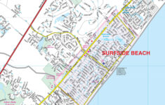 Myrtle Beach, Sc Wall Mapkappa - The Map Shop regarding Map of North Myrtle Beach Sc