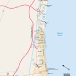 Myrtle Beach, South Carolina   Free Online Map Regarding Map Of Oceanfront Hotels In Myrtle Beach Sc