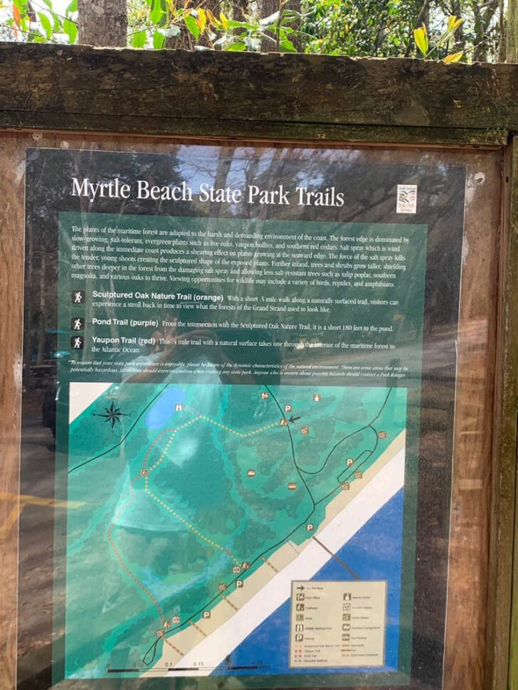 Myrtle Beach State Park Map