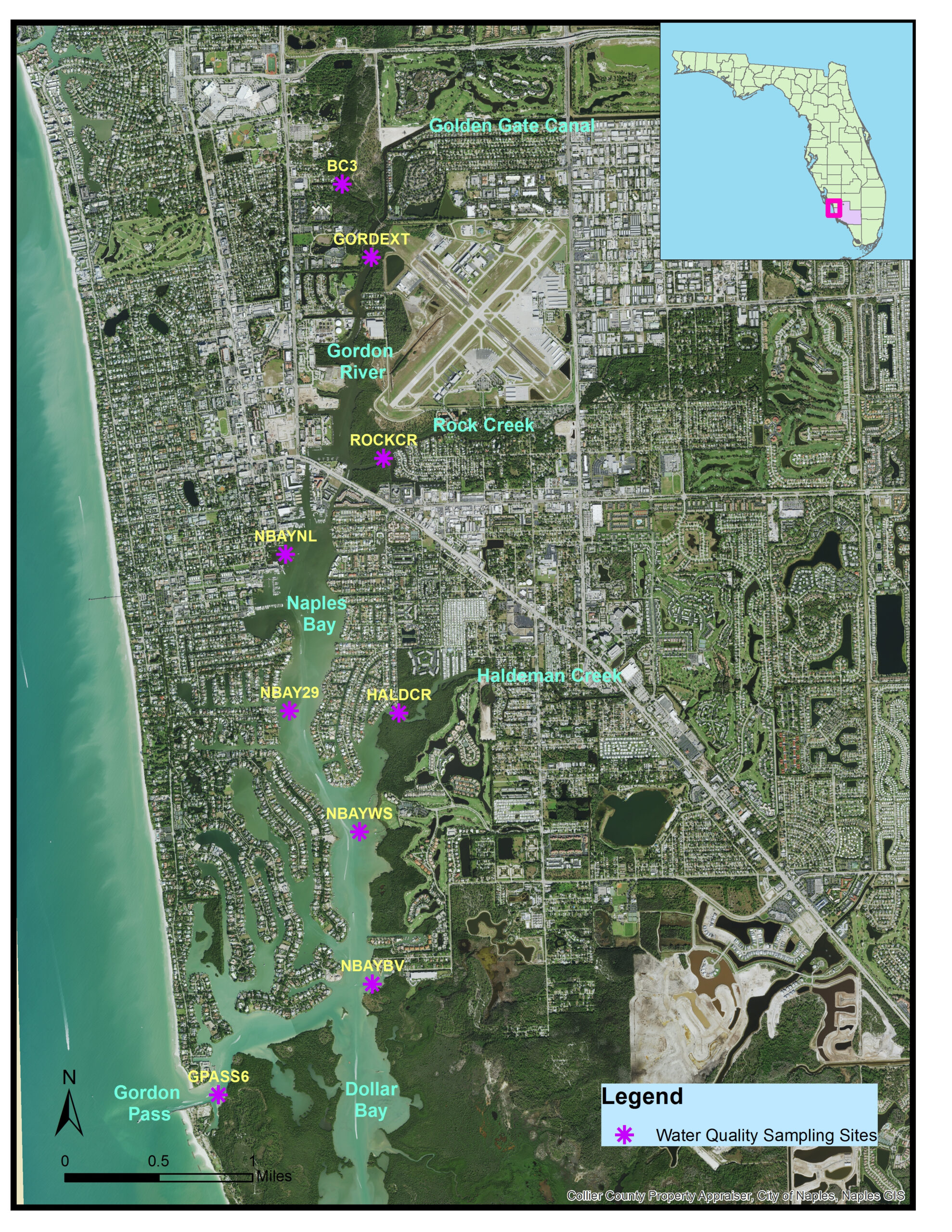 Naples Bay | Naples, Fl pertaining to Naples Beach Water Quality Today Map