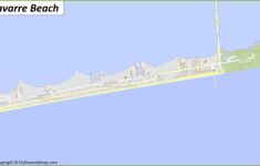 Navarre Beach Map - Ontheworldmap for Map Of Navarre Beach Fl