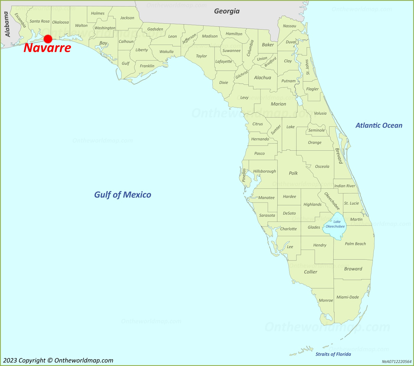 Navarre Map | Florida, U.s. | Discover Navarre With Detailed Maps intended for Navarre Beach on Florida Map