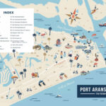 Navigate Port Aransas With Ease: Helpful Maps And Travel Tools Intended For Port Aransas Beach Marker Map