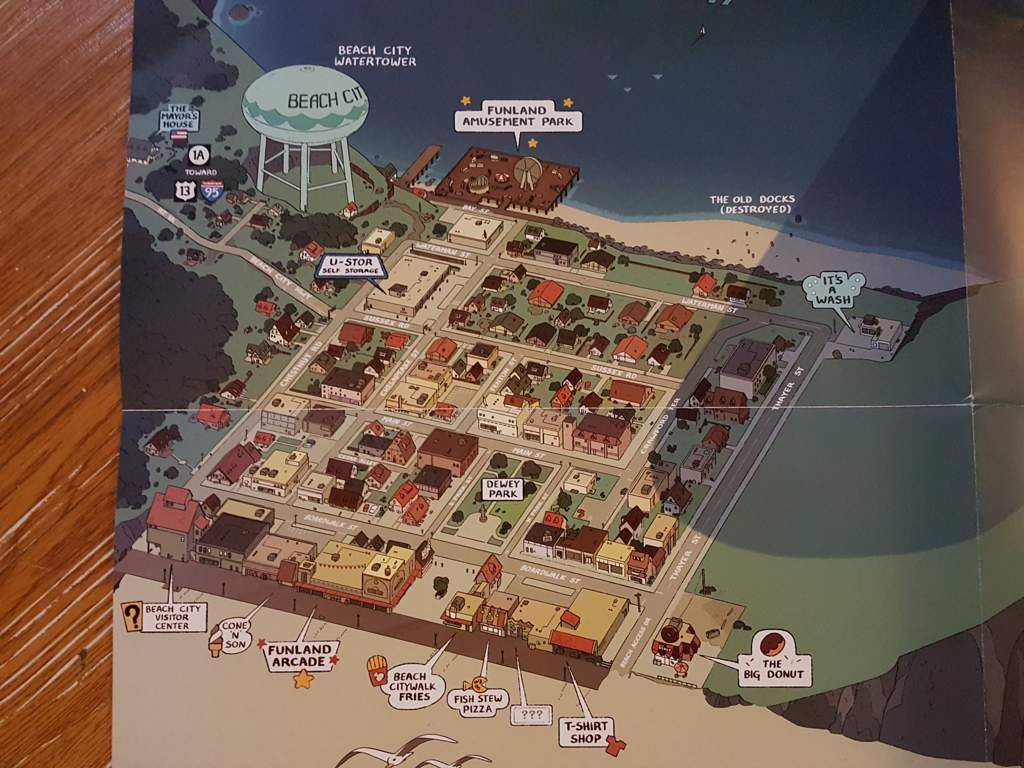 New Beach City Map | Steven Universe Amino in Beach City Steven Universe Map