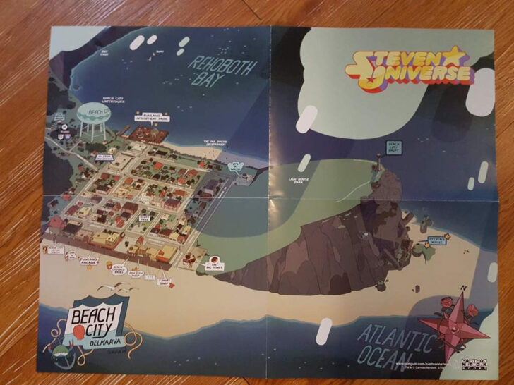 Steven Universe Map of Beach City