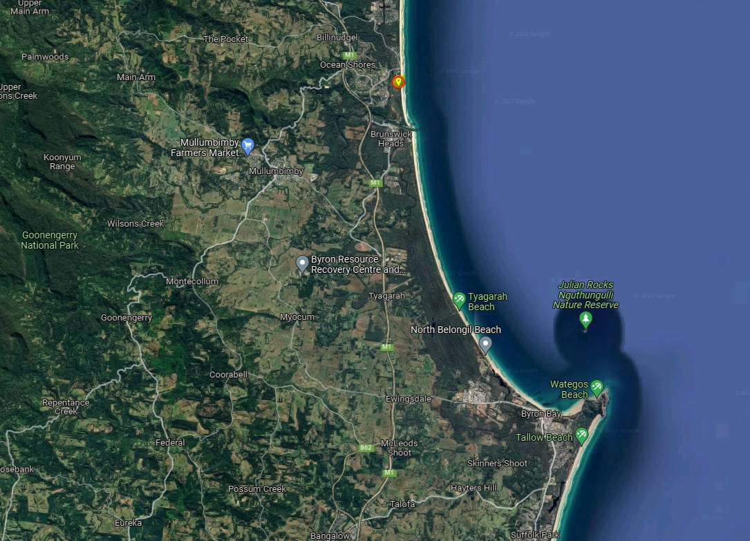 New Brighton Beach - Hipcamp In Ocean Shores, New South Wales regarding New Brighton Beach Campsite Map