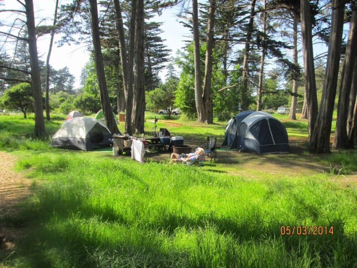 New Brighton Beach Camping Map